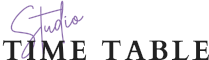 Studio TIME TABLE
